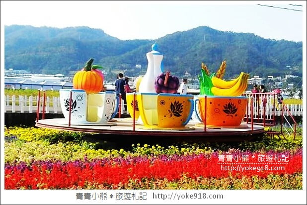 2015新社花海節》2015臺中國際花毯節~體驗巨型萬花筒帶來浪漫視覺饗宴 @青青小熊＊旅遊札記