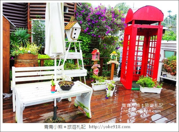 埔里餐廳》南投黛安娜花園．充滿歐風的小木屋用餐去 @青青小熊＊旅遊札記