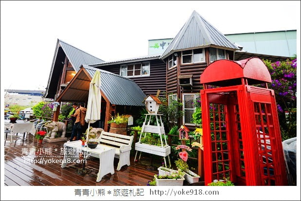 埔里餐廳》南投黛安娜花園．充滿歐風的小木屋用餐去 @青青小熊＊旅遊札記
