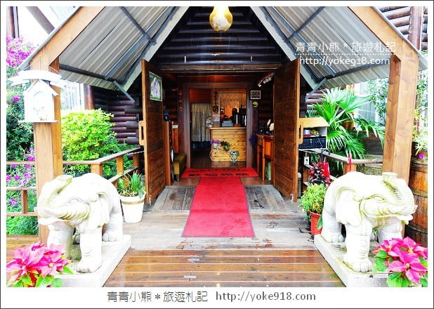 埔里餐廳》南投黛安娜花園．充滿歐風的小木屋用餐去 @青青小熊＊旅遊札記