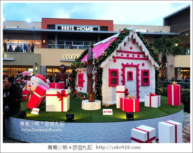 桃園華泰聖誕村》桃園outlet．華泰購物中心飄雪了~一起賞聖誕樹去 @青青小熊＊旅遊札記