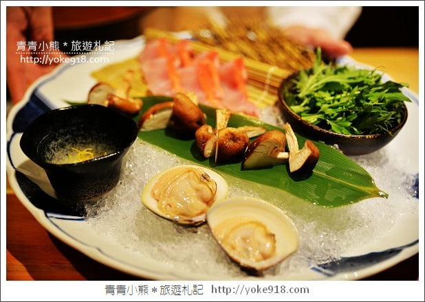 台中美食餐廳》水舞稻葉割烹料理．美味精緻日式料理餐廳 @青青小熊＊旅遊札記