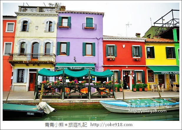 義大利旅遊》威尼斯必去景點布拉諾島．超夢幻彩色島Burano&玻璃島 @青青小熊＊旅遊札記