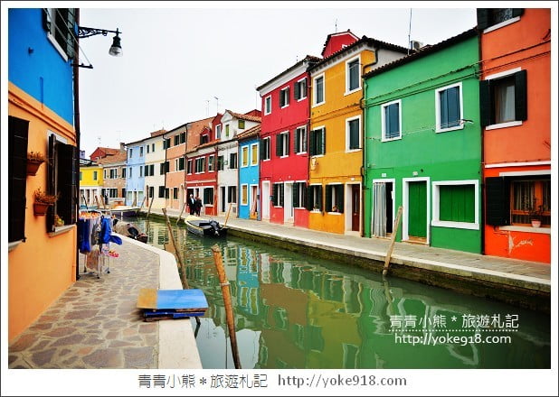義大利旅遊》威尼斯必去景點布拉諾島．超夢幻彩色島Burano&玻璃島 @青青小熊＊旅遊札記
