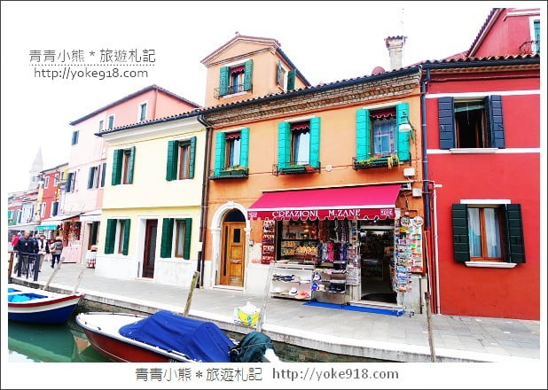 義大利旅遊》威尼斯必去景點布拉諾島．超夢幻彩色島Burano&玻璃島 @青青小熊＊旅遊札記