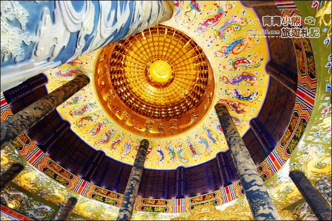 台中景點》白陽聖廟~金碧輝煌最高銅鑄圓頂建築天壇-一貫道祖師紀念館 @青青小熊＊旅遊札記