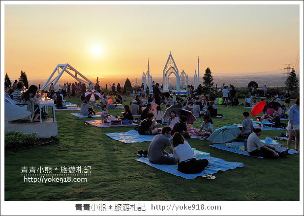 新竹湖口夜景餐廳》夏季三角 景觀咖啡廳．最新亮點一起來賞夕陽看夜景 @青青小熊＊旅遊札記