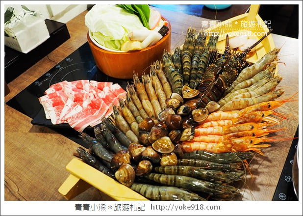台北火鍋店》上官木桶鍋．巨無霸甜蜜痛風鍋~海鮮控的最愛(敦北店) @青青小熊＊旅遊札記