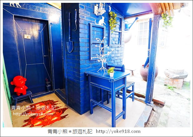 彰化景點》伯公廟口麵線糊．迷你版藍晒圖~復古食堂好有趣 @青青小熊＊旅遊札記