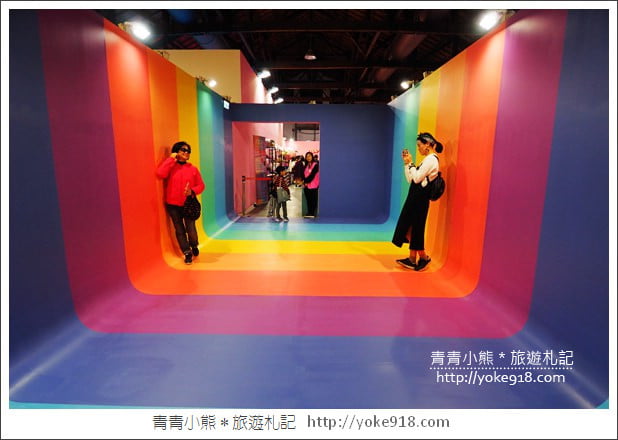 台北色廊展》松山文創園區色廊展Color Gallery．網美必拍打卡點 @青青小熊＊旅遊札記