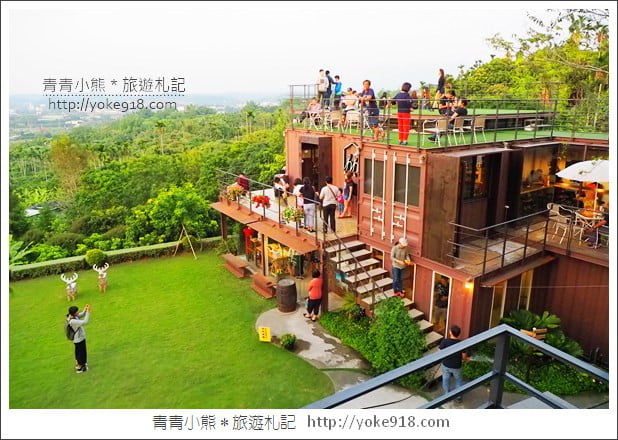 嘉義景點》幸福山丘Happy Hill景觀餐廳．賞桐花必去的美味烘焙坊 @青青小熊＊旅遊札記