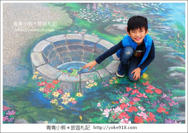 台中景點》梧棲頂魚寮公園．3D海洋彩繪&大鯨魚出沒 @青青小熊＊旅遊札記