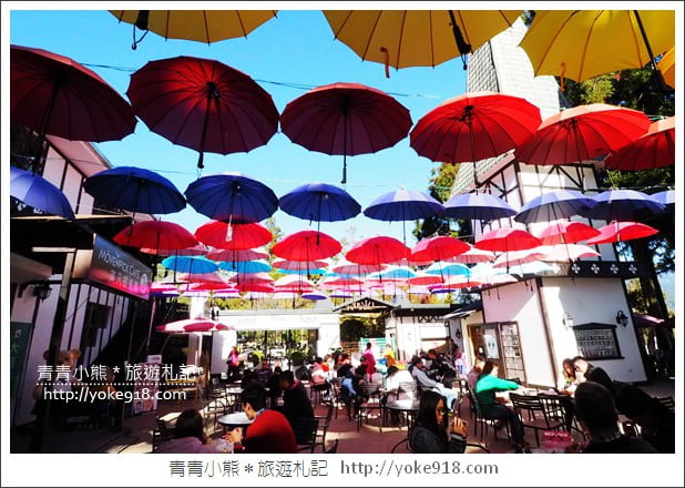 南投新景點》清境新商圈．繽紛的異國風傘巷~喝下午茶就來這 @青青小熊＊旅遊札記