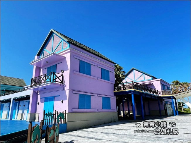 花蓮景點》向日廣場．充滿濃濃度假風~全新改造繽紛建築，打卡去 @青青小熊＊旅遊札記