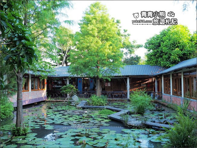 台中景點》田寮農莊．台中南屯城市中的桃花源~隱身巷內的庭園餐廳 @青青小熊＊旅遊札記