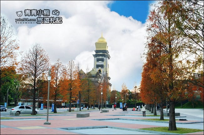 南投景點》中台禪寺．免費參觀落羽松~紅通通超美落羽松林 @青青小熊＊旅遊札記
