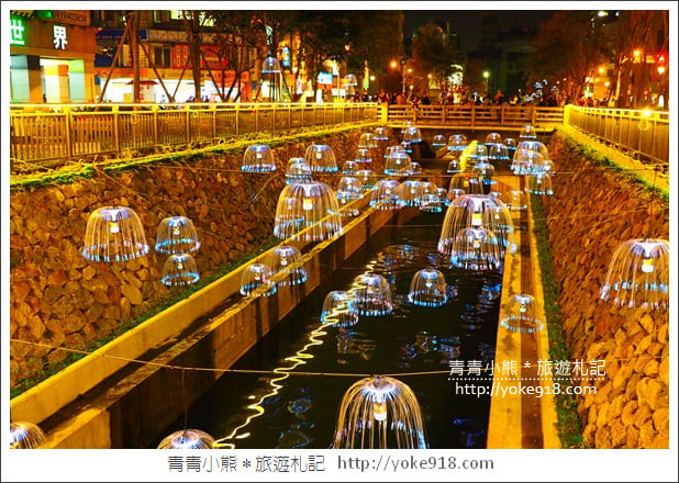 台中新景點》綠川水岸．愈夜愈美麗的新盛綠川水岸廊道~約會去 @青青小熊＊旅遊札記