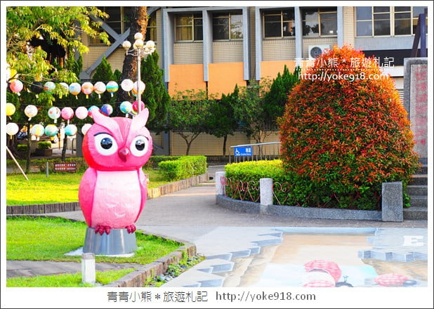 台中霧峰景點》貓頭鷹教堂．love造景/浪漫又可愛的貓頭鷹公園 @青青小熊＊旅遊札記