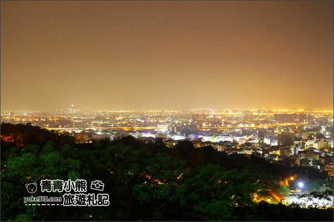 台中景點》鰲峰山觀景平臺．台中免費夜景~來賞夕陽感受浪漫 @青青小熊＊旅遊札記