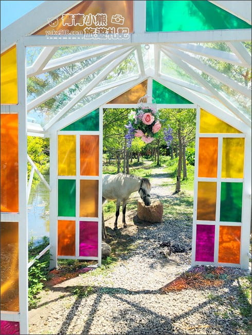 花蓮景點》Pony咖啡.天空中的漂浮夢幻天梯,還有庭園造景、小動物 @青青小熊*旅遊札記 花蓮景點》Pony咖啡.天空中的漂浮夢幻天梯,還有庭園造景、小動物 @青青小熊*旅遊札記
