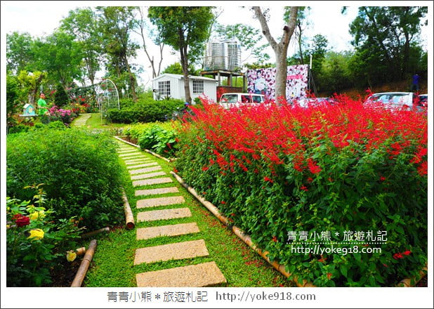 苗栗三義景點》雅聞香草植物工廠．走進凡爾賽玫瑰花園裡~超美必拍香草園 @青青小熊＊旅遊札記