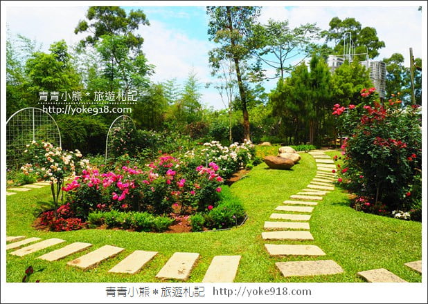 苗栗三義景點》雅聞香草植物工廠．走進凡爾賽玫瑰花園裡~超美必拍香草園 @青青小熊＊旅遊札記