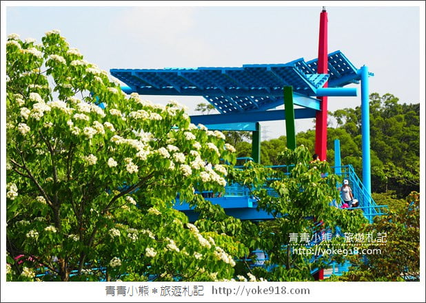 苗栗景點》九華山天空步道&天空之橋．銅鑼最迷人的自行車道賞桐花 @青青小熊＊旅遊札記