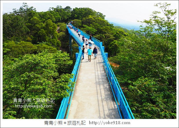 苗栗景點》九華山天空步道&天空之橋．銅鑼最迷人的自行車道賞桐花 @青青小熊＊旅遊札記