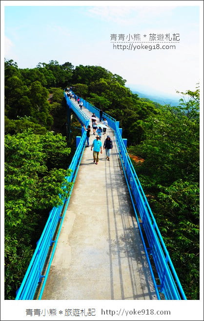 苗栗景點》九華山天空步道&天空之橋．銅鑼最迷人的自行車道賞桐花 @青青小熊＊旅遊札記