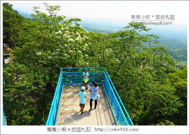 苗栗景點》九華山天空步道&天空之橋．銅鑼最迷人的自行車道賞桐花 @青青小熊＊旅遊札記