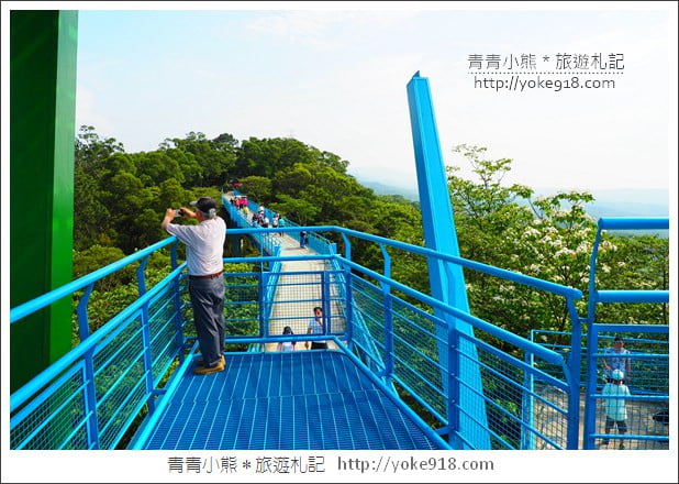 苗栗景點》九華山天空步道&天空之橋．銅鑼最迷人的自行車道賞桐花 @青青小熊＊旅遊札記
