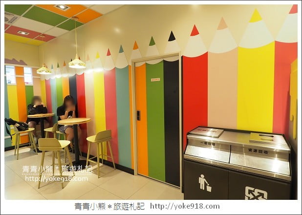苗栗新景點》7-11新苗中門市．繽紛的彩色筆小七~超好拍打卡點 @青青小熊＊旅遊札記
