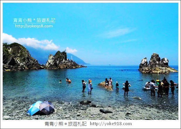 宜蘭景點》東澳粉鳥林灣．不再是秘境的美麗海灣~蔚藍海景好迷人 @青青小熊＊旅遊札記