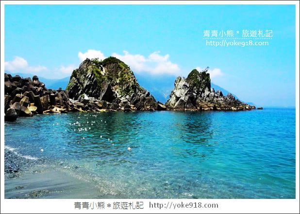 宜蘭景點》東澳粉鳥林灣．不再是秘境的美麗海灣~蔚藍海景好迷人 @青青小熊＊旅遊札記