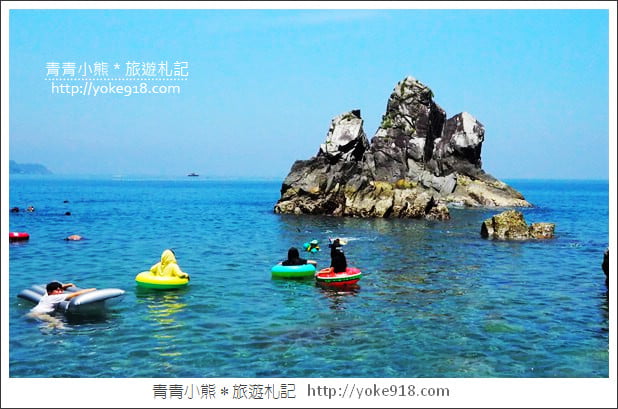 宜蘭景點》東澳粉鳥林灣．不再是秘境的美麗海灣~蔚藍海景好迷人 @青青小熊＊旅遊札記