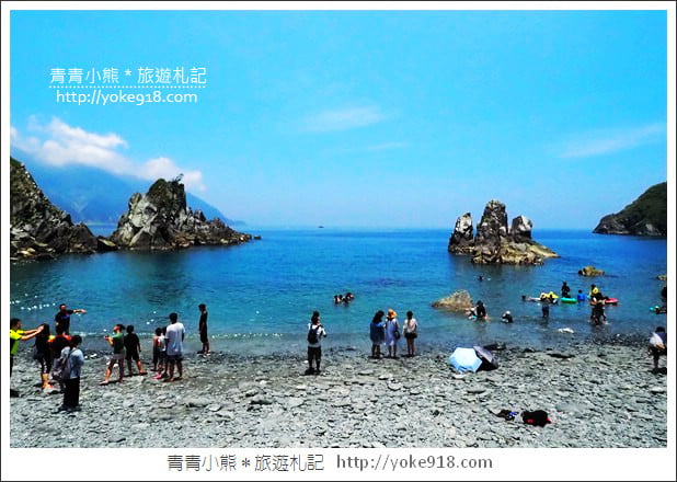 宜蘭景點》東澳粉鳥林灣．不再是秘境的美麗海灣~蔚藍海景好迷人 @青青小熊＊旅遊札記