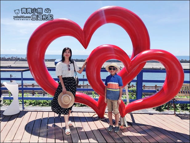 花蓮景點》海景咖啡廳．全台最美的85度c咖啡廳~浪漫海景LOVE造景拍照去 @青青小熊＊旅遊札記