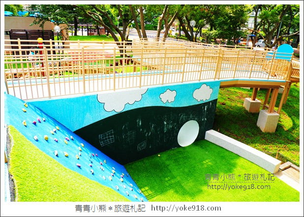 新北市新景點》林口小熊公園．以小熊為主題的公園~兒童共融遊戲場超好玩 @青青小熊＊旅遊札記