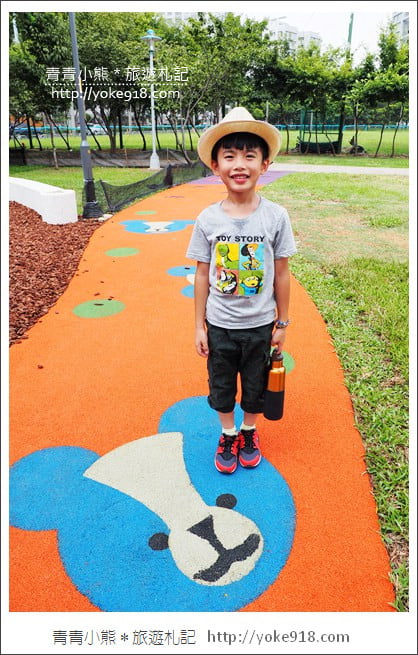 新北市新景點》林口小熊公園．以小熊為主題的公園~兒童共融遊戲場超好玩 @青青小熊＊旅遊札記