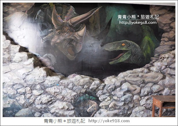 彰化景點》萬興國小彩繪．恐龍世界、宇宙星球~隱藏在國小裡的拍照亮點 @青青小熊＊旅遊札記
