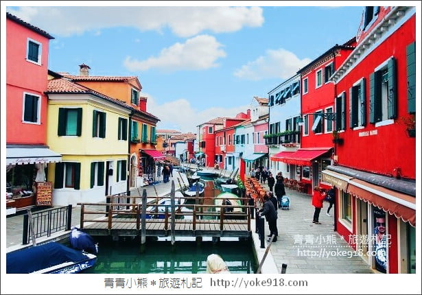 義大利旅遊》威尼斯必去景點布拉諾島．超夢幻彩色島Burano&玻璃島 @青青小熊＊旅遊札記