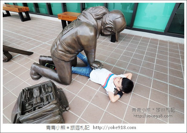 桃園八德景點》桃園防災教育館．好玩的親子景點~變身小小消防員 @青青小熊＊旅遊札記