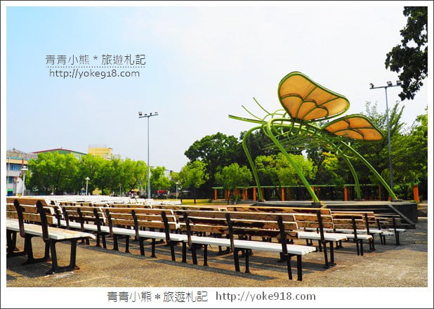 嘉義景點》民雄打貓親子廣場．貓咪主題公園~有沙坑、迷你攀岩兒童設施 @青青小熊＊旅遊札記