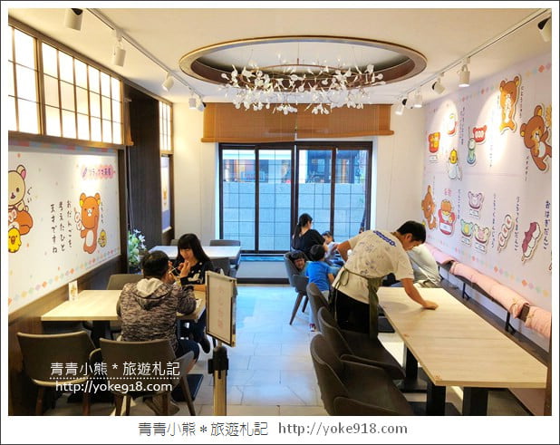 台南景點》拉拉熊茶屋．好有日本風情的拉拉熊主題茶屋~萌到破錶 @青青小熊＊旅遊札記