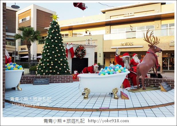 桃園景點》華泰名品城聖誕村．桃園最美聖誕樹~夢幻雪景浪漫滿點(活動已結束) @青青小熊＊旅遊札記