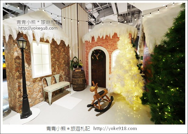 桃園景點》大江購物中心聖誕雪屋．帶你走進聖誕老人溫馨的家(活動已結束) @青青小熊＊旅遊札記