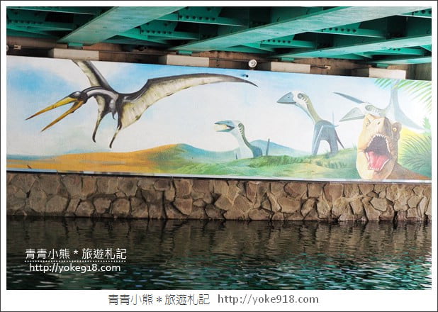 台北景點》新莊中港大排彩繪．積木水上步道,3D立體彩繪~親子同遊好去處 @青青小熊＊旅遊札記