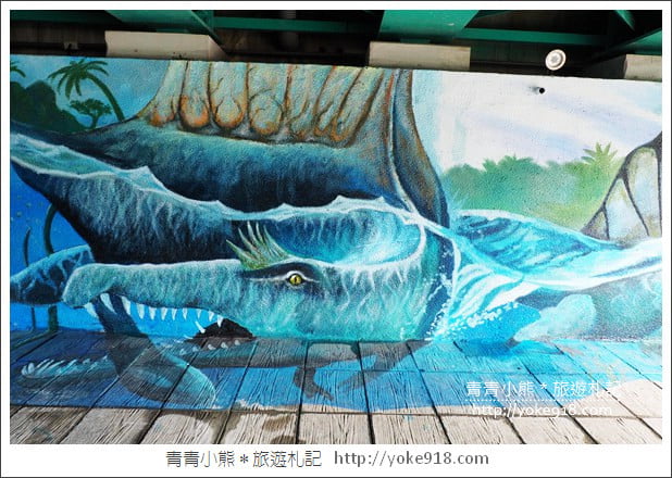 台北景點》新莊中港大排彩繪.積木水上步道,3D立體彩繪~親子同遊好去處 @青青小熊*旅遊札記 台北景點》新莊中港大排彩繪.積木水上步道,3D立體彩繪~親子同遊好去處 @青青小熊*旅遊札記