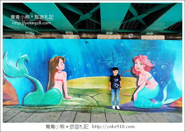 台北景點》新莊中港大排彩繪.積木水上步道,3D立體彩繪~親子同遊好去處 @青青小熊*旅遊札記 台北景點》新莊中港大排彩繪.積木水上步道,3D立體彩繪~親子同遊好去處 @青青小熊*旅遊札記