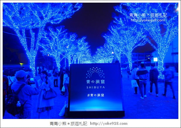 東京澀谷景點》青之洞窟．代代木公園藍色燈海~冬季限定必賞 @青青小熊＊旅遊札記